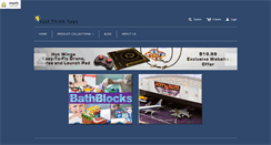 Desktop Screenshot of just-think-toys.com